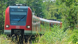 Verschiedene Züge bei Ebersberg Oberbayern [upl. by Akessej]