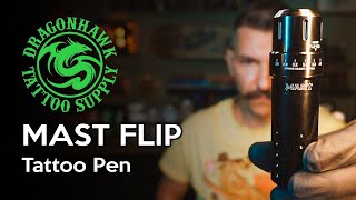 Dragonhawk Mast Flip Tattoo pen Review  sub eng [upl. by Wedurn15]