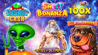 New Strategy Epic Session on Cosmic Cash Gates of Olympus Sweet Bonanza and The Dog House [upl. by Euqinor]