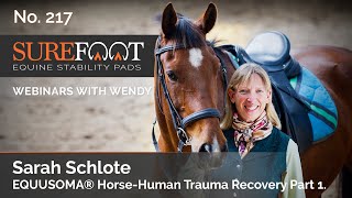 No 217 Sarah Schlote EQUUSOMA® HorseHuman Trauma Recovery Part 1 [upl. by Zaob]