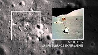 NASA  Sharper Views of Apollo 12 14 and 17 Sites [upl. by Mcnair906]