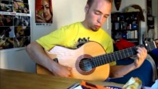 Flamenco guitar  Pulgar exercise by Gerardo Nuñez [upl. by Bain728]