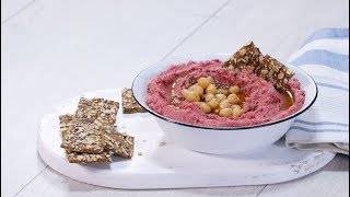 Recette facile de houmous à la betterave [upl. by Haym106]