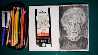 Canson sketchbook review and flip through [upl. by Hedvige111]