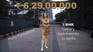 ₹629 cr ♥️ Sky Mansion by Risland 🌡️ 3 BHK Sample Apartment 📍 UltraLuxury Flats in South Delhi [upl. by Sharman]