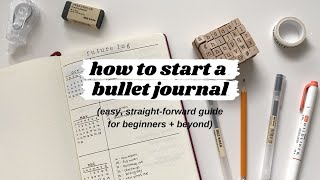 how to start a bullet journal  the ultimate guide for beginners and beyond [upl. by Assyn]