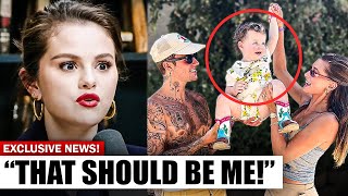 Why Selena Gomez is FURIOUS About Hailey and Justin’s Baby News [upl. by Ileray]