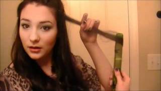 Tutorial Time Soft Curls w a Flat Iron [upl. by Artenahs]