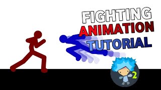 How to make fighting animation  Drawing Cartoon 2 Tutorial [upl. by Ramhaj]