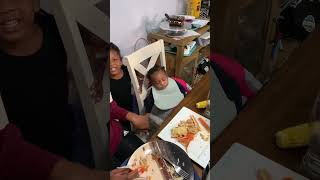 7month old passes out after eating turkey leg during Thanksgiving dinner [upl. by Tica698]