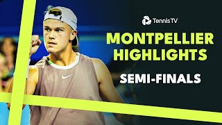 Rune Takes On Coric AugerAliassime Faces Bublik  Montpellier 2024 SemiFinal Highlights [upl. by Tally752]