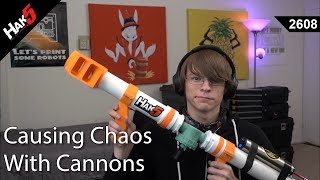 Glytch Causes Chaos with Cannons  Hak5 2608 [upl. by Anyat]