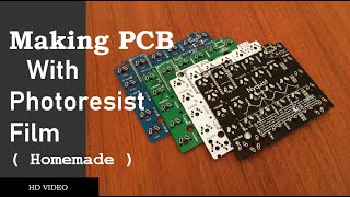 Making PCB with Photoresist Film [upl. by Renelle54]