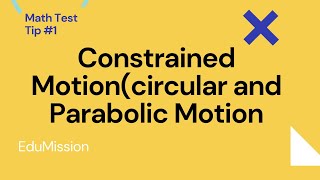 constrained motioncircular and parabolic motion  bsc mathematics in hindi2nd year maths solution [upl. by Llennol499]