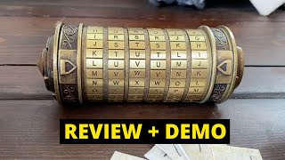 Cryptex Da Vinci Code Puzzle Box Review Demo And Walkthrough [upl. by Radmilla]