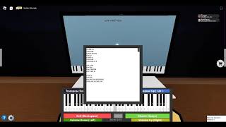 The Amazing Digital Circus TADC Main Theme  Roblox Piano [upl. by Romeyn]