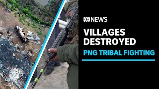 Police outgunned responding to tribal fighting in PNG  ABC News [upl. by Anahsar]