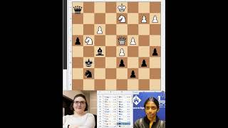 Vaishali beats Dzagnidze [upl. by Dnomyar]