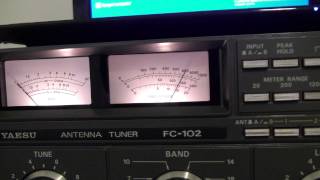 Yaesu FC102 Test [upl. by Anneehs125]