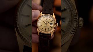 Rolex Day Date Pie Pan 18k 1975 36 mm Ref 1803 Rolex Automatic Caliber 1555 [upl. by Ahsiek]