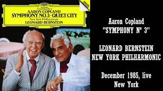 Copland Symphony nº 3  Leonard Bernstein New York Philharmonic Orchestra [upl. by Ohl]