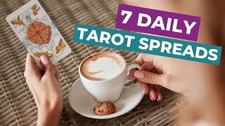 7 Daily Tarot Spreads for Your Morning Ritual [upl. by Allicsirp]