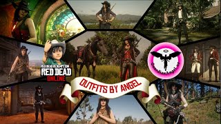 Outfits by Angel  Eberhart Coat and Chambliss Corset outfit in Red Dead Online [upl. by Wardieu]