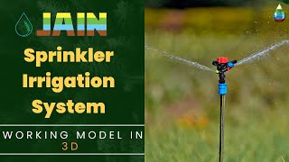 Jain Sprinkler Irrigation System Working Model 3D Animation [upl. by Eiznekcm960]