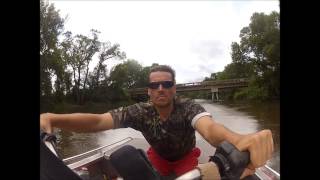 new intake stomp grate test run jet boat Minnesota shallow water [upl. by Anauqes200]