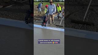 Cuando tienes un Jefe hispano que no es tacaño 👌🇲🇽🇺🇲 construction concrete shorts usa mexico [upl. by Sorce]