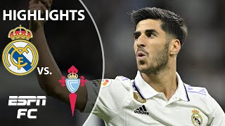 Real Madrid rolls vs Celta Vigo behind goals from Asensio amp Militão  LaLiga Highlights  ESPN FC [upl. by Ardisj]