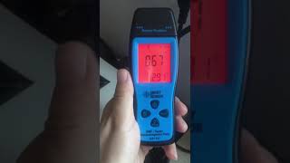 AS1392 EMF tester EMF detector meter how to work Help you far away from radiation [upl. by Eecak]