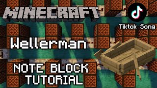 Wellerman Sea Shanty  Minecraft Note Block Tutorial [upl. by Polk860]