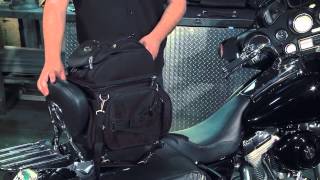 Saddlemen BR18003400 Back SeatSissy Bar Bag at BikeBanditcom [upl. by Hulbert]