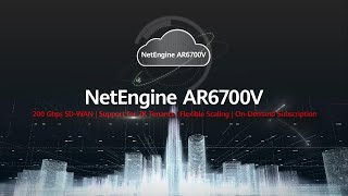 SDWAN Cloud Gateway NetEngine AR6700V [upl. by Wilburn690]