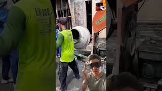 como usar la concretera en una maquina multiusos contruction arquitetura viralvideo [upl. by Loring]