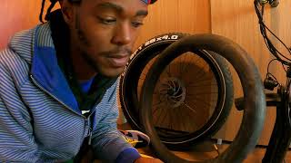 HOW TO Repair a flat on the HJM EBike Fat tire [upl. by Bertolde940]