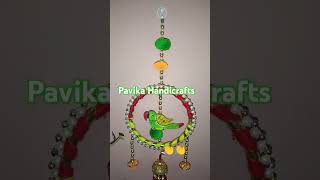 Pavika Handicrafts DIP wall hanging easy ides  wall decoration Toran  beautiful wall hanging idea [upl. by Aya]