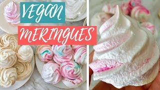 How To Make Meringues Without Eggs  Aquafaba Basics [upl. by Higley]