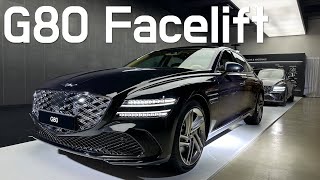 2024 Genesis G80 Facelift detailed review  Exterior amp Interior fully covered [upl. by Adle]