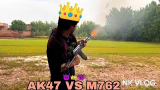 AK47 VS M762 🔥 FULL AUTO MAGAZINE WAW 😈😈 youtobe upload video viral like [upl. by Icart516]