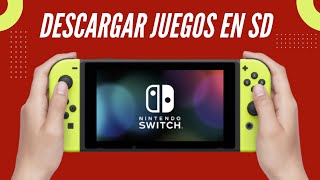 Como descargar juegos Nintendo Switch en tarjeta sd [upl. by Ettenirt]