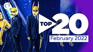 Eurovision Top 20 Most Watched February 2022 [upl. by Judi]