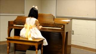 Melody Play Piano Age 6 LArabesque by Burgmuller [upl. by Milson]