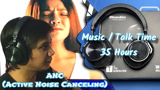 Wireless Bluetooth Headphone ANC Active Noise Canceling  Bluedio T7 Plus  Unboxing Indonesia [upl. by Rudolfo]