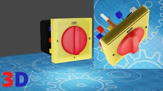 How To work Rotary Switch  Rotary switch 3D animation  Rotary Switch  satyajit mistry [upl. by Abel7]