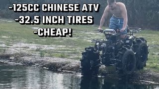 How To Lift A Chinese Atv 125cc cheap [upl. by Nahtnoj120]