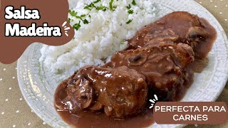 Salsa MADEIRA 🥩 Perfecta para Carnes Rojas  PICADO Madeirense SALSA de CHAMPIÑONES [upl. by Cruickshank]