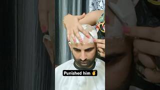 Punishment headshave 🪒🪒 Husband punishment headshave 💈 Smooth headshave 🪒 Headshave by wife 💈 [upl. by Bodi]