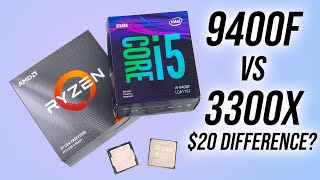 AMD Ryzen 3 3300X vs Intel i59400F  Budget CPU Comparison [upl. by Hseham306]